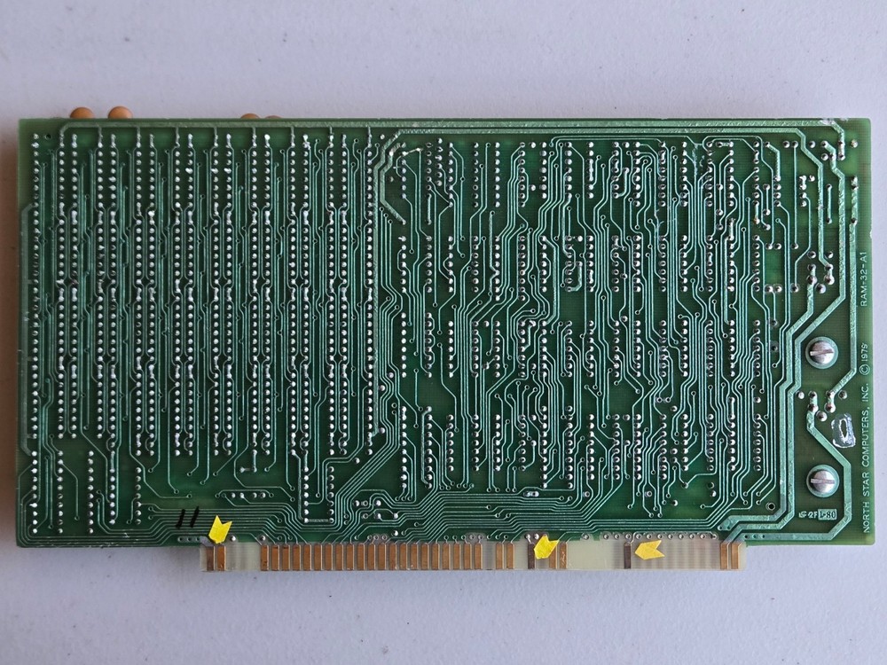 North Star Computers Vintage 1979 S-100 RAM-32-A1 Computer Card - Untested (4)