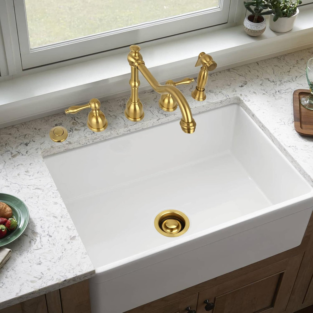 Garbage Disposal Air Switch with Air Hose, Sink Top Push Button Replacement for