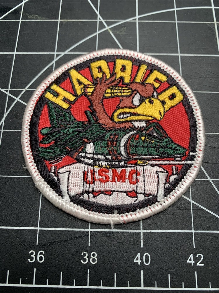 US Marine Corps - USMC Harrier Embroidered Patch