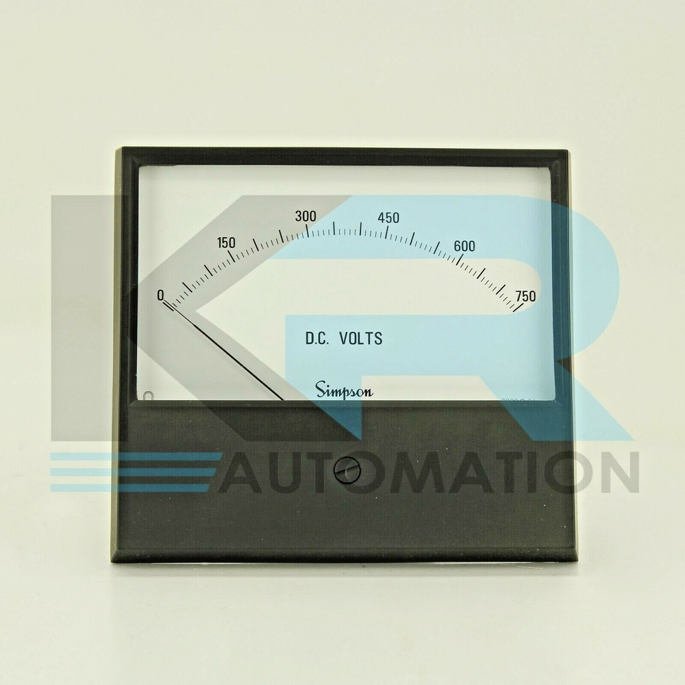 NEW Simpson Electric 17631 Panel Meter 0-750 DC Volts