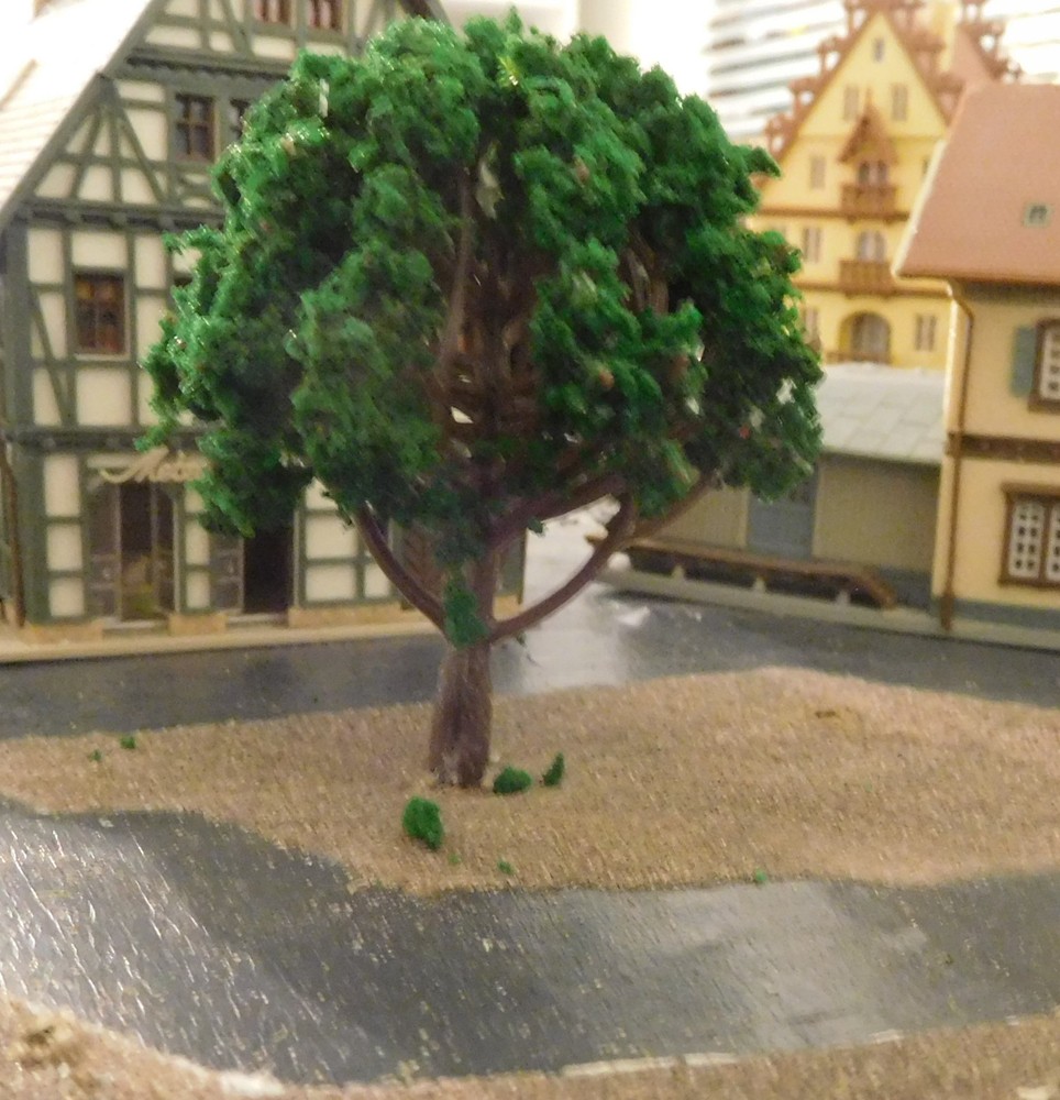 5 Dark Green Trees, 80mm Tall