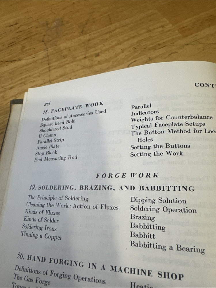 Machine Tool Operation Manual