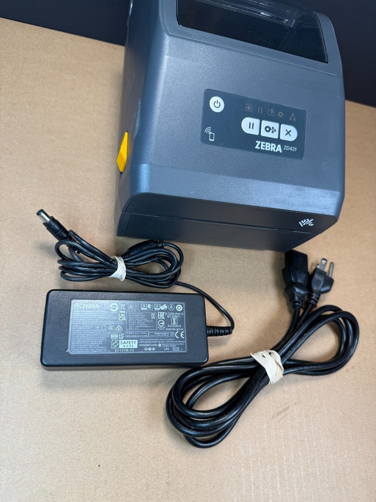 Zebra ZD421 Direct Thermal Barcode Label Printer USB Bluetooth Ethernet