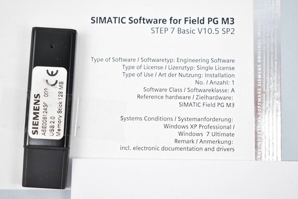 Siemens Simatic Software for Field PG M3 A5E00912436-003