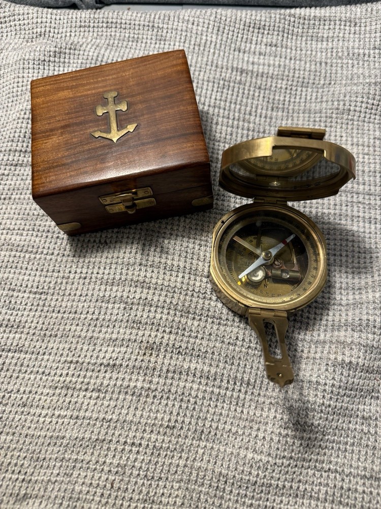 LONDON NATURAL SINE BRASS COMPASS