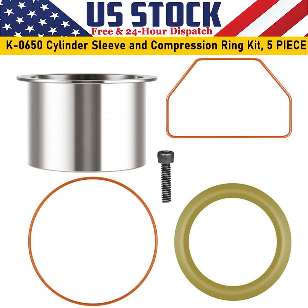 For Craftsman Dewalt Air Compressor Cylinder Sleeve Compression Ring Kit K-0650