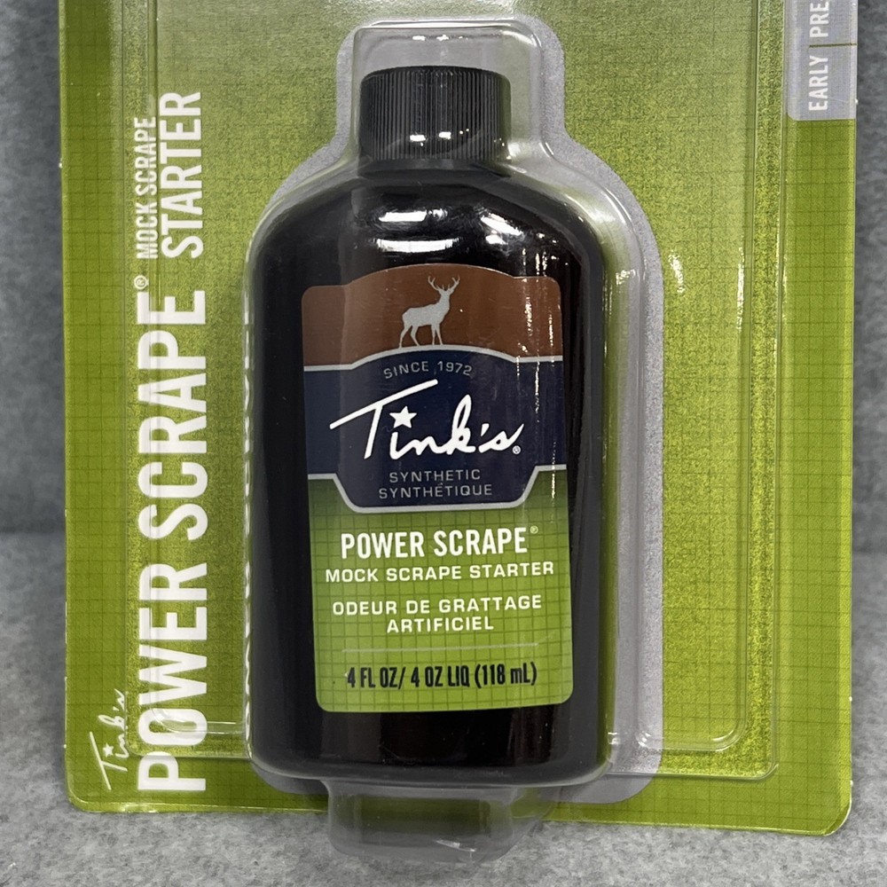 Tink's Power Scrape Starter 4 Oz Bottle Hunting Accessories Mock Scrape Starter