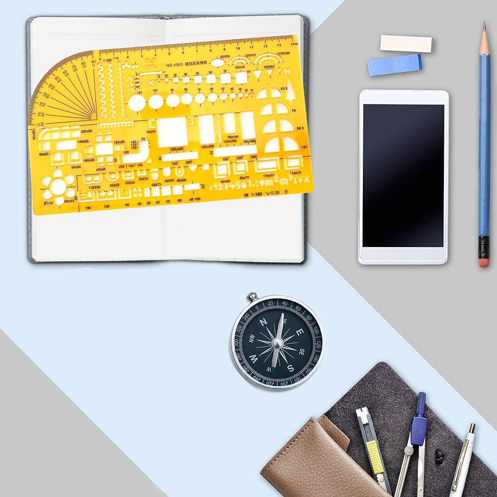 Drawing Template Ruler Architecture Template Architectural Design Drawing Rul...