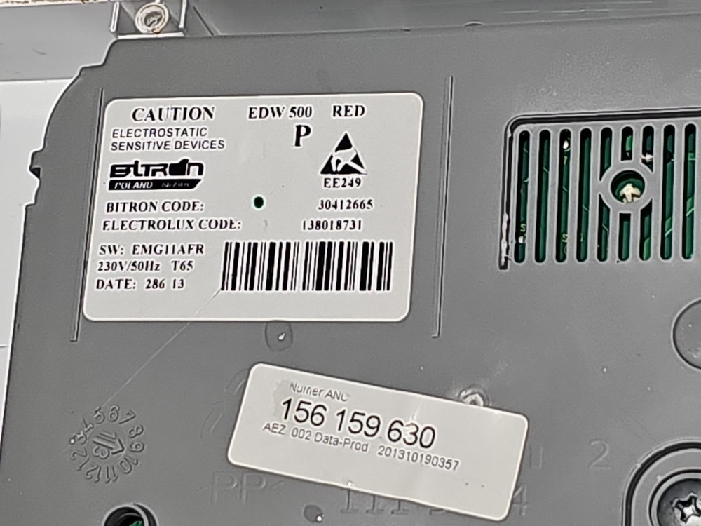 DISHLEX DX103WK Dishwasher Control Panel & Control Board PCB KN-38-34