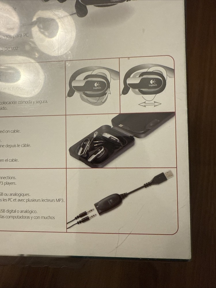 Logitech Premium Notebook Silver/Black Neckband Headsets