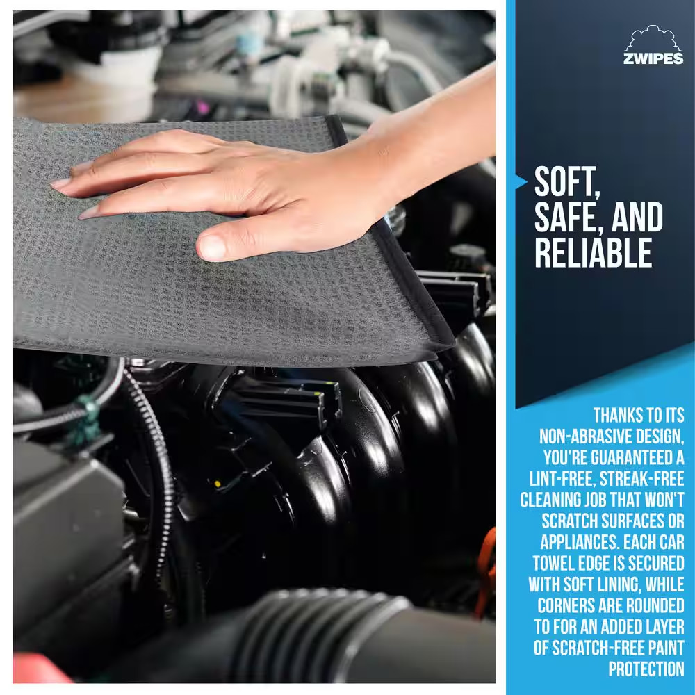 Auto Professional Waffle Drying Towel (2-Pack)