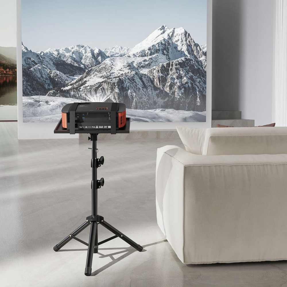 Versatile Height Adjustable Tripod Stand 26-51 Inches for Projectors & Laptops