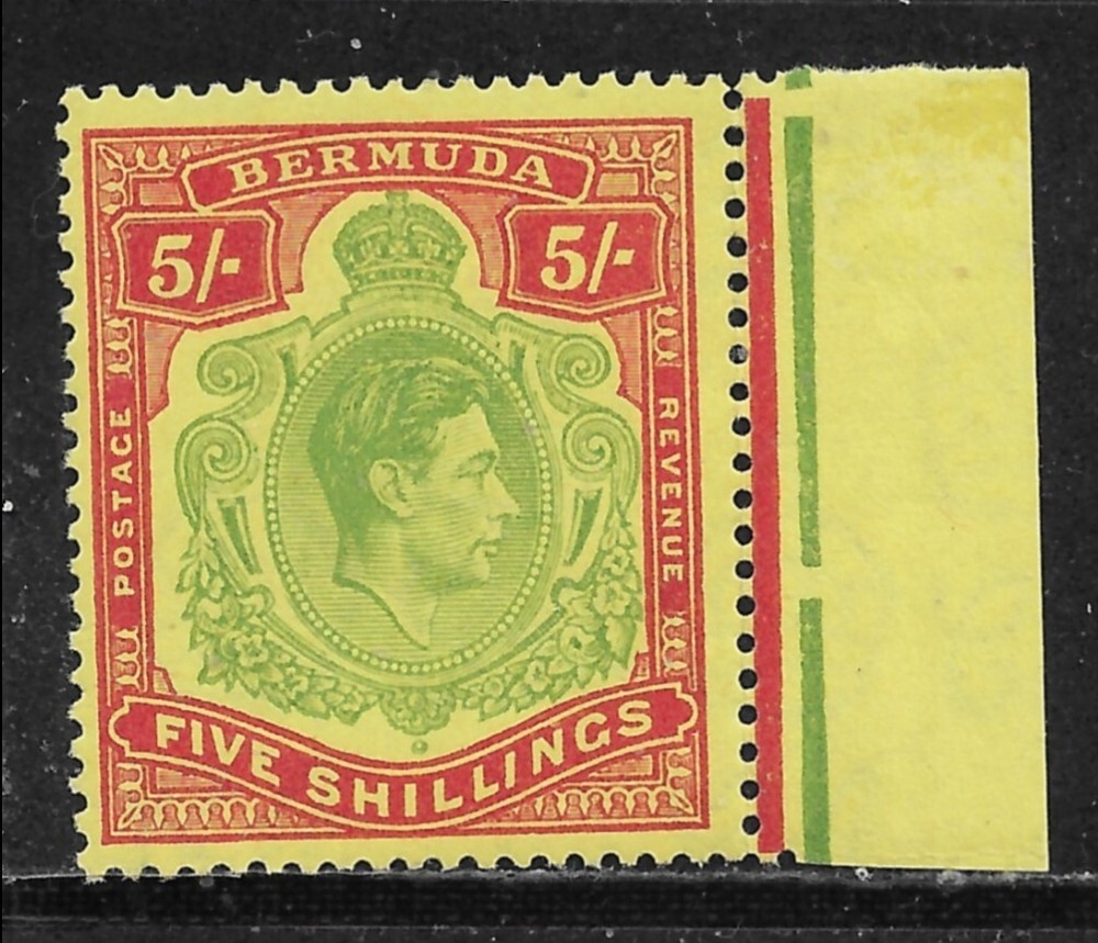 BERMUDA       SG 118F            PERF 13      MINT NEVER HINGED