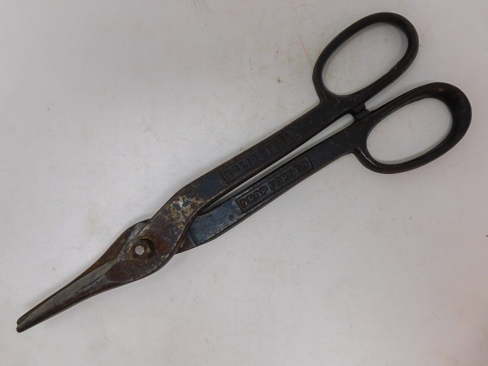 Wiss V19 13" Duckbill Tinner's Snips Vintage Solid Steel Drop Forge