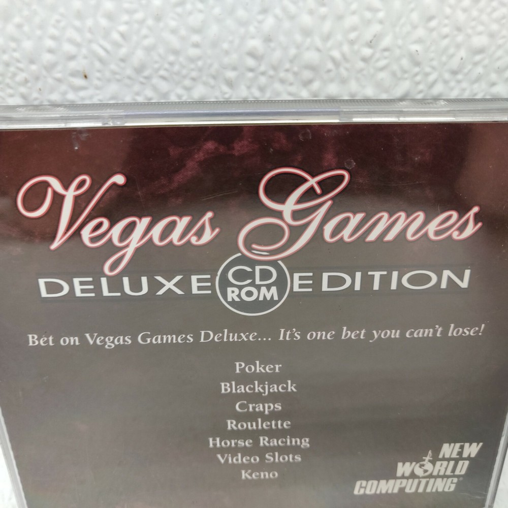 Vegas Games: Deluxe Edition (CD-ROM, 1994, New World Computing, Disc Only)