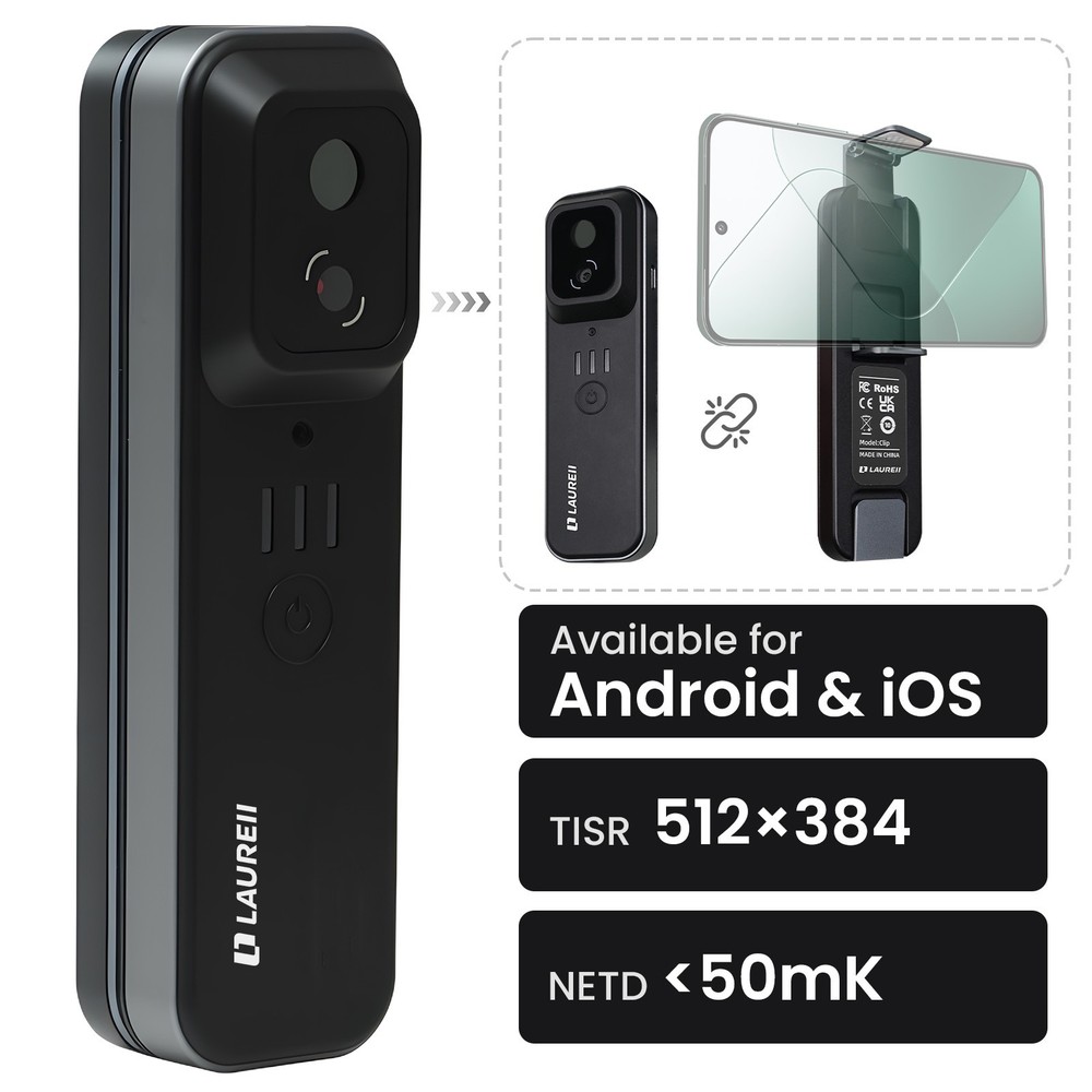 TISR Resolution 512*384 Wireless Thermal Camera for Android & iOS Smartphone