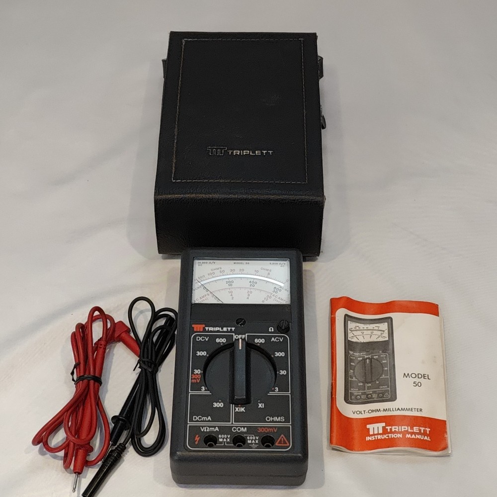 Triplett Model 50 Volt Ohm Milliammeter ***Not Working***