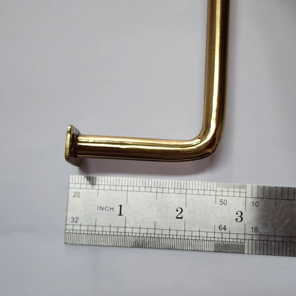 Solid Brass 12" Towel Rail Wall Mounted Face Fix Hand Towel Holder Old Style