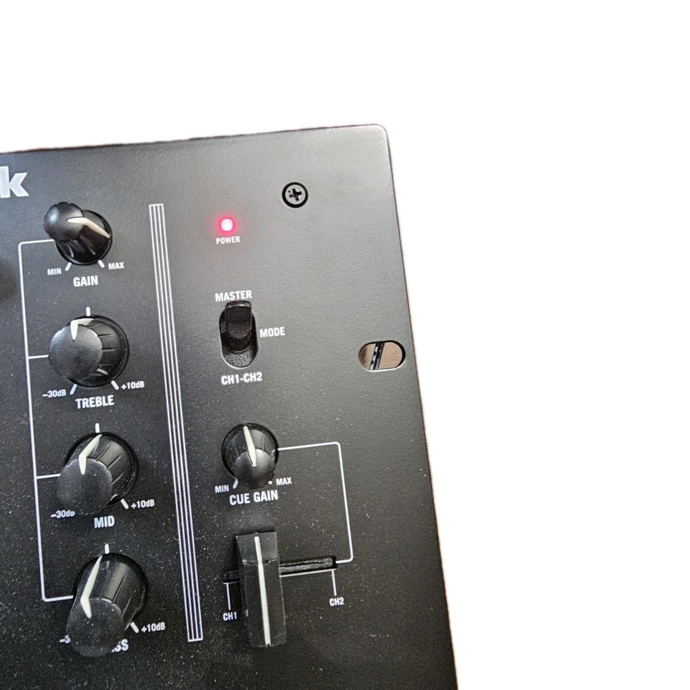 NUMARK M2 Black Performance Scratch DJ MIXER - Near Mint - Original Box DAMAGE