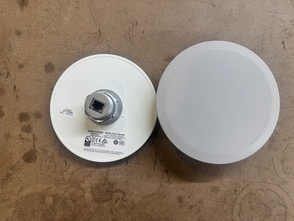 BIAMP Systems Parle TCM-XEX Ceiling Microphone - White