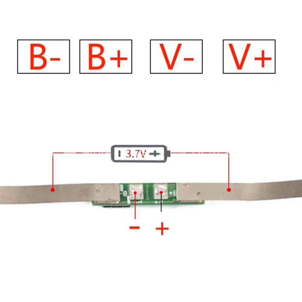 Protection authority detection circuit for 3.7V 20pcs PCB protection board