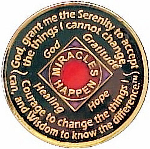 3 Year NA Anniversary Medallion - TRINABLK