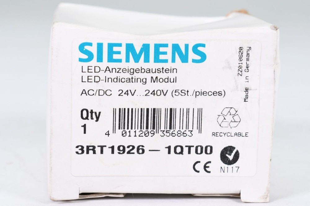 SIEMENS 3RT1926-1QT00, LED module, (1PU=5Pcs.)