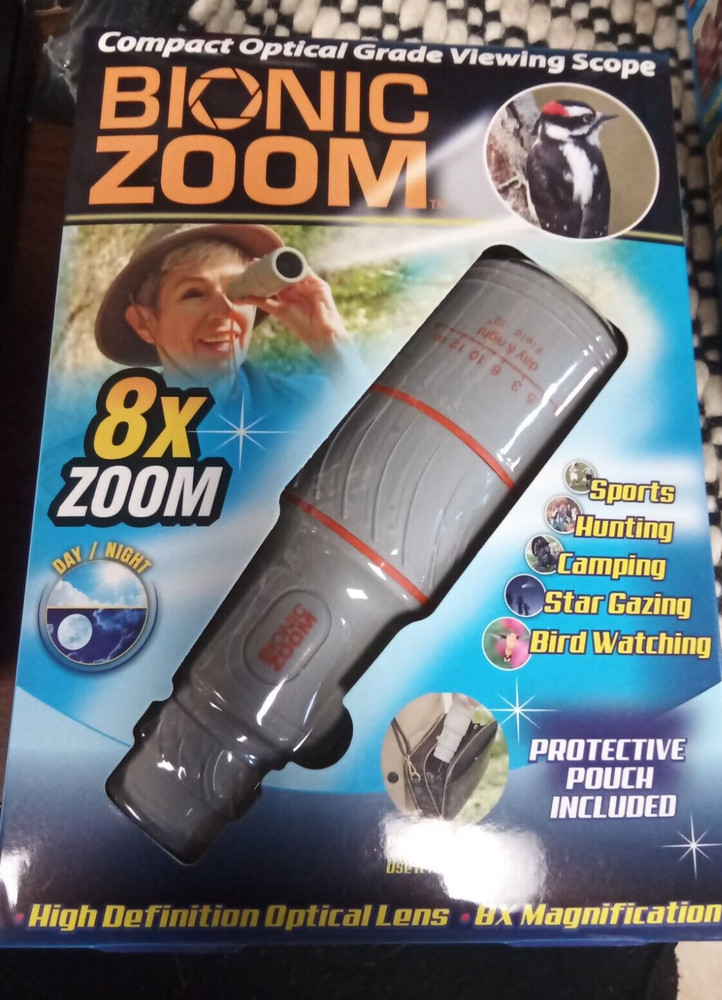 Bionic Zoom - Compact Optical Grade Viewing Scope, 8x Zoom -