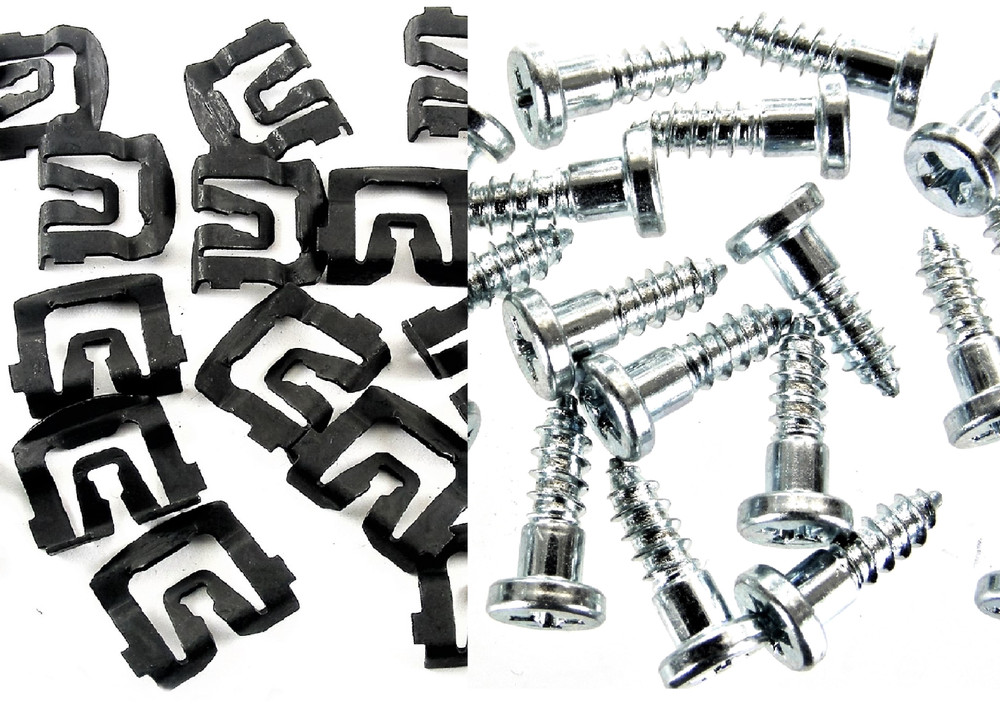 Ford Windshield & Rear Window Trim Molding Clips & Studs- 40pcs (20ea)- #036