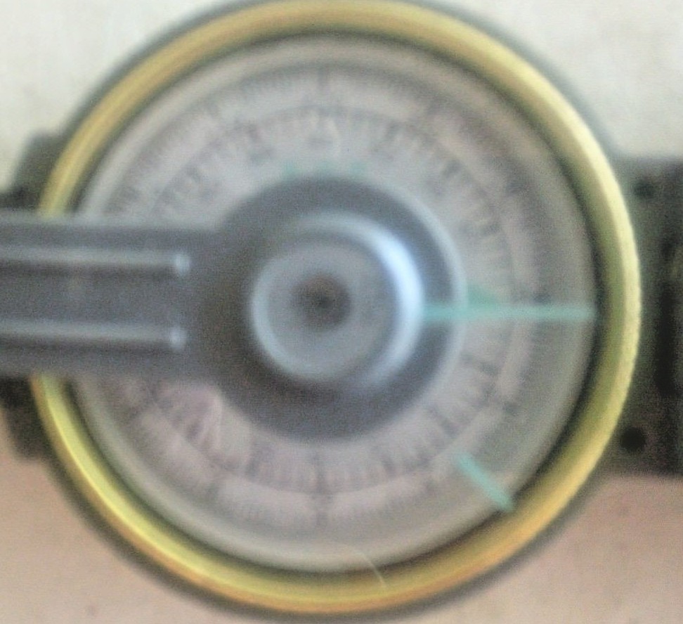 Coleman Engineer Lensatic Compass in Undamaged Working Condition