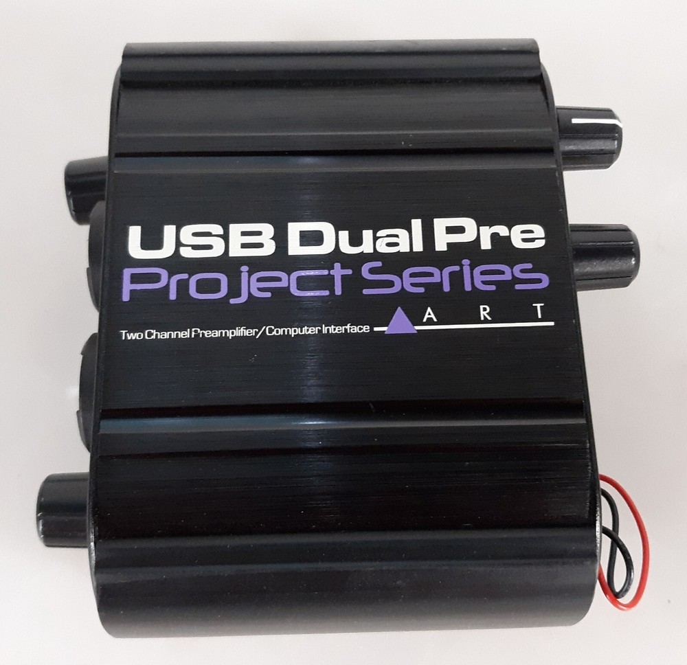 ART USB Dual Pre Project Series 2-Channel Mic PreAmp Computer Interface NO AC
