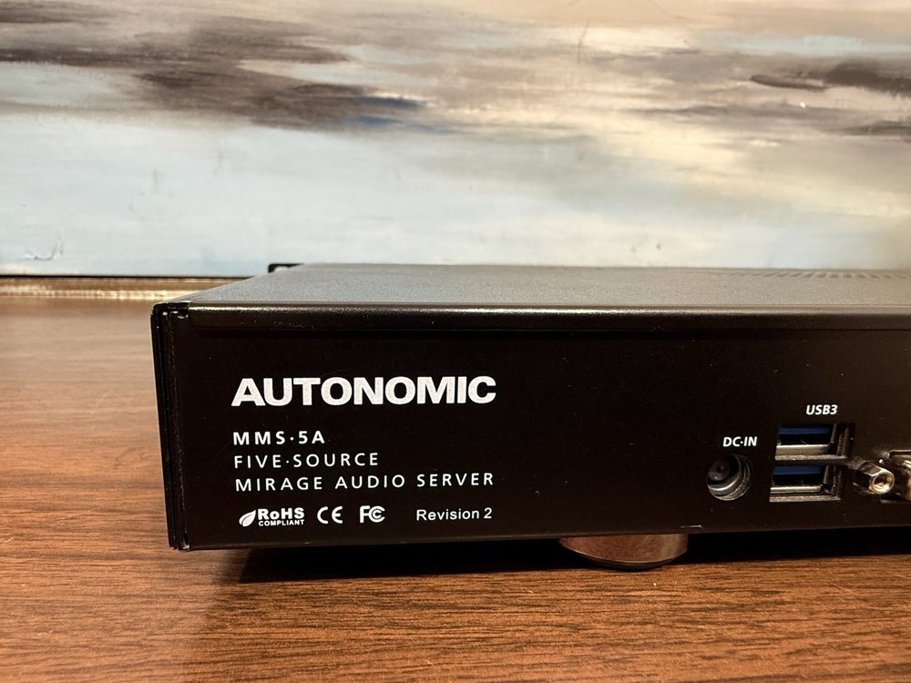 Autonomic MMS-5A Mirage Five Source Audio Server ( POWER SUPPLY MISSING )