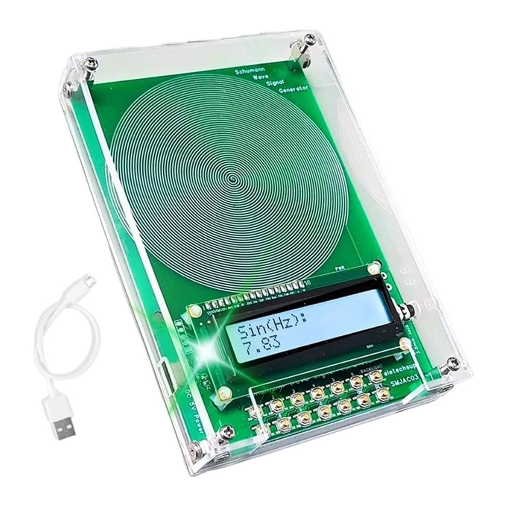 Portable Adjustable Custom Frequency Generator V2 7.83Hz SchumannWave Resonance