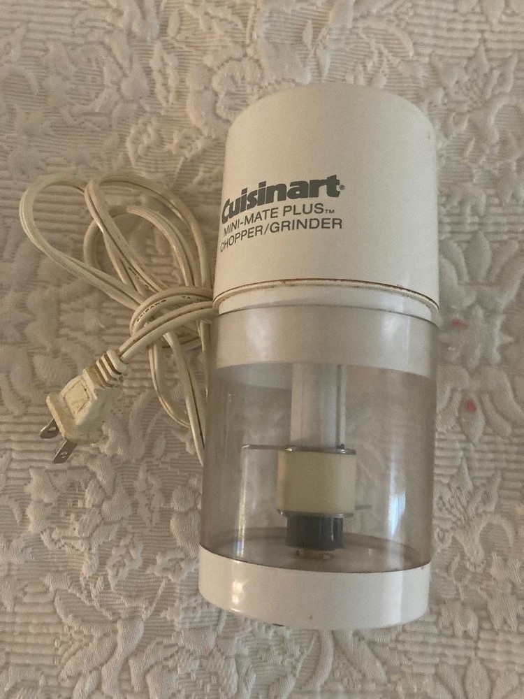 Cuisinart Mini-Mate Plus Chopper Grinder Model MM-2M Tested & Working!