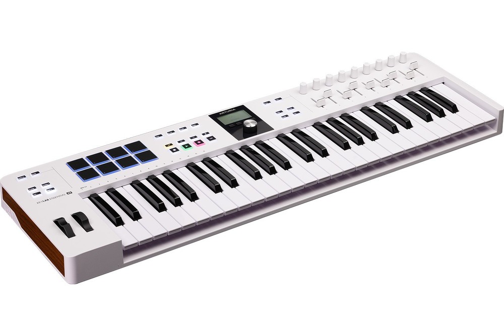 Arturia KeyLab Essential Mk3 49-key MIDI Keyboard Controller - White
