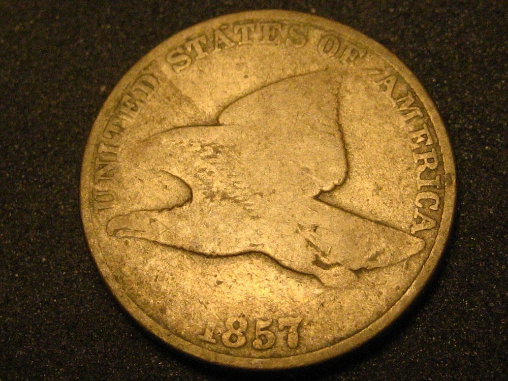 1857 Flying Eagle Cent Good #2
