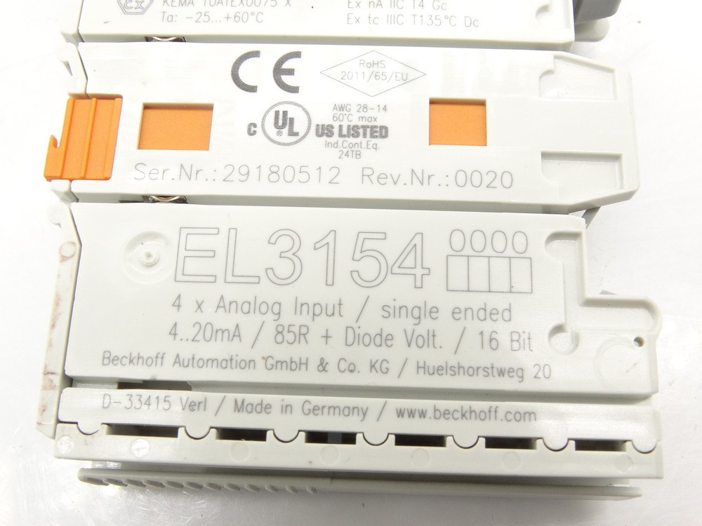 BECKHOFF EL3154 PLC MODULE