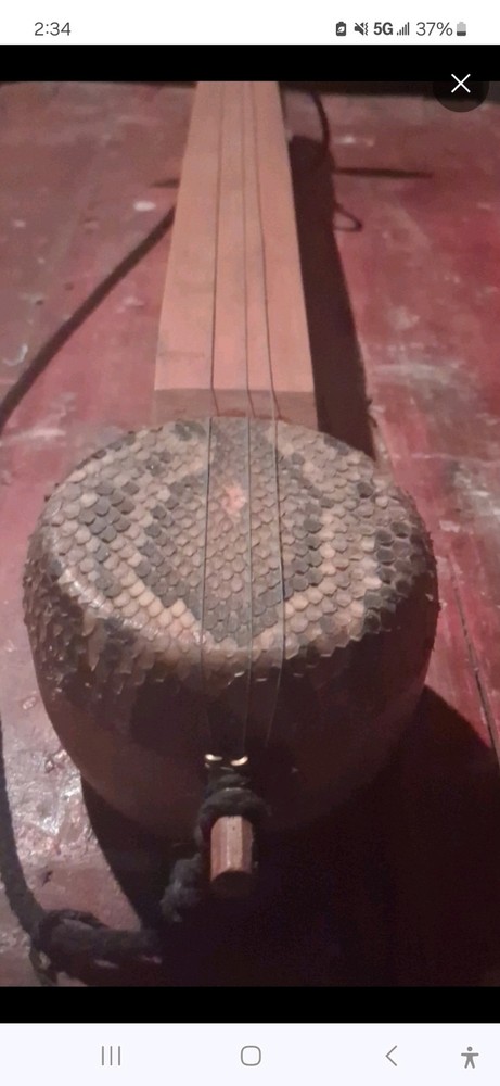 Tribal 3 String Banjo