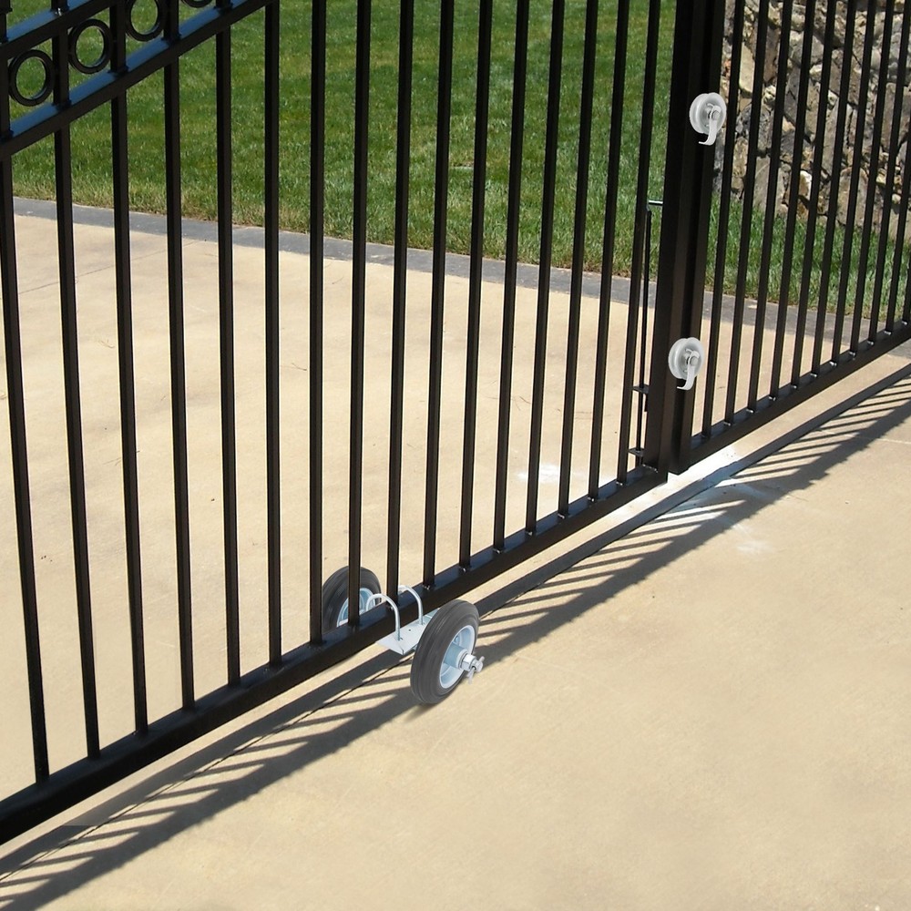 Rolling Gate Hardware Kit, Heavy Duty Sliding Gate Rollers Sliding Gate Wheels