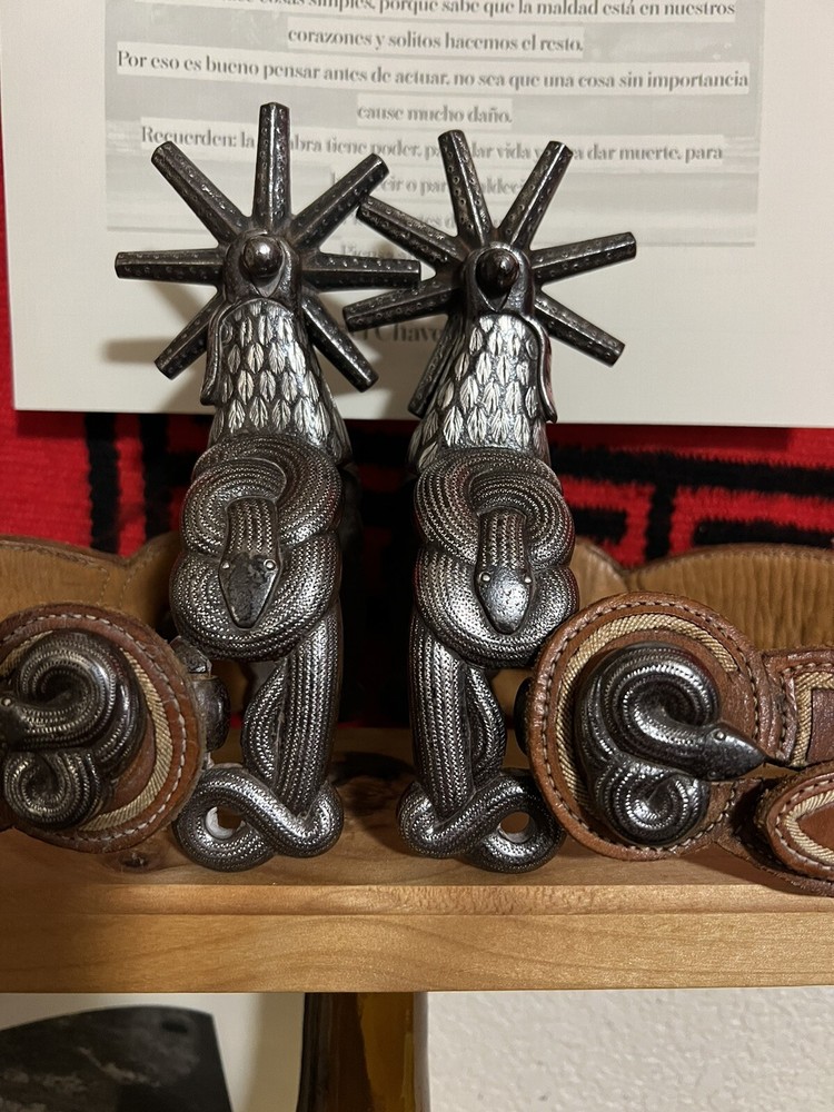 Antique Mexican Snake Spurs