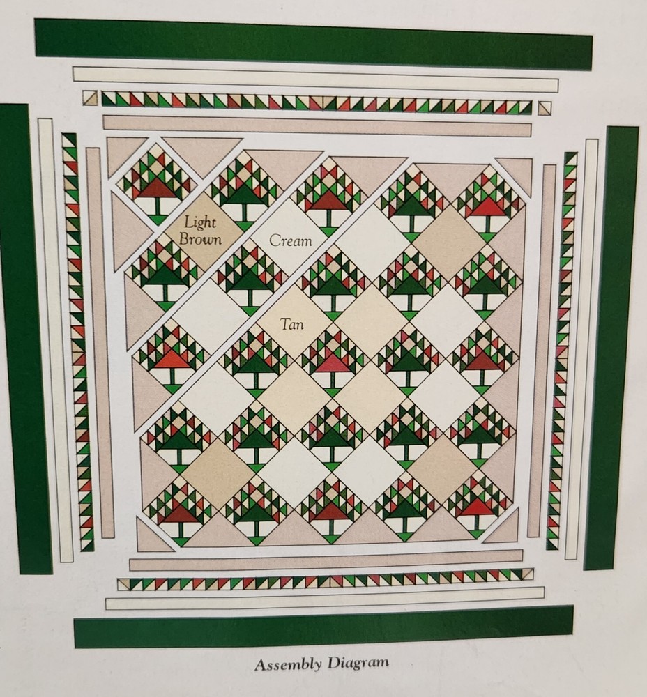 "Pinon Pines" Quilt Pattern from 1999 Magazine Intermediate