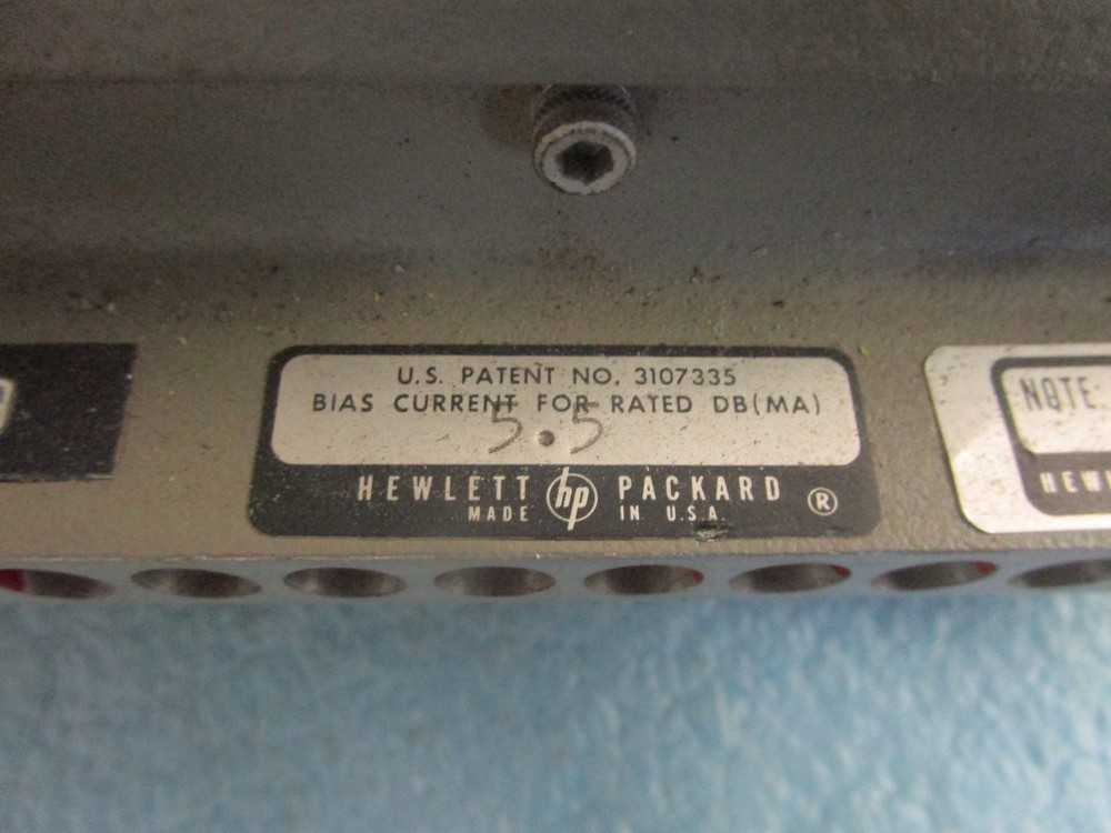 Hewlett Packard Model: 8733B Pin Modulator. 3.7 - 8.3 GC <