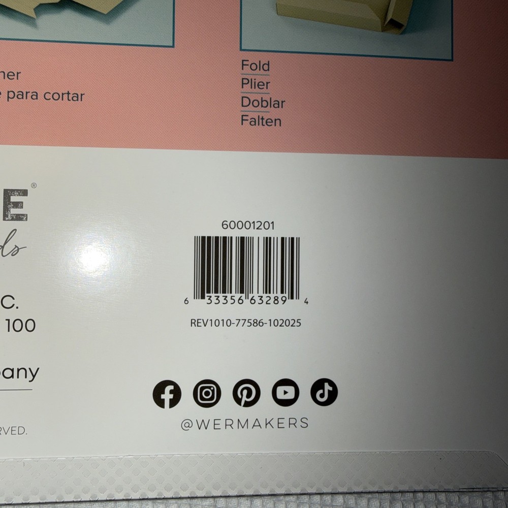 We R Punch Board-Shadow Box New