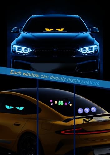 Devil Eyes Light for Windshield Car/Motorcycle/Golf Cart 1PCS-14"x4" 1PCS