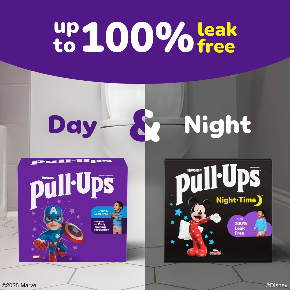 Pull-Ups Learning Designs Girls' Disposable Training Pants Giga Pack - Size