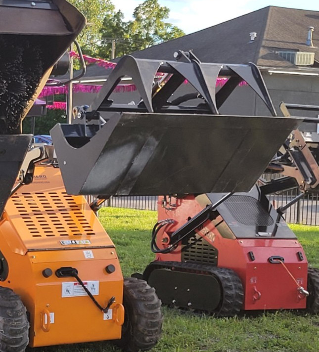 Mini Grapple Solid Bottom Attachment 44" Fits Mini Skid Steer Toro Dingo+More