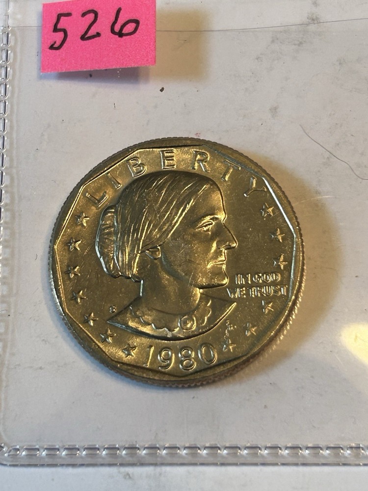 1980 S $1 SBA Susan B Anthony Dollar Unc