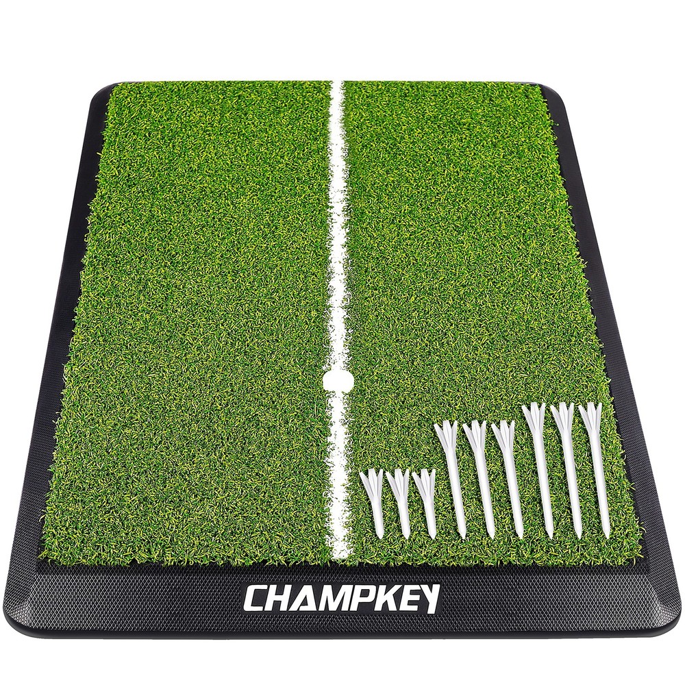 Premium Heavy-Duty Backing Golf Hitting Mat - Professional Alignment Practice...