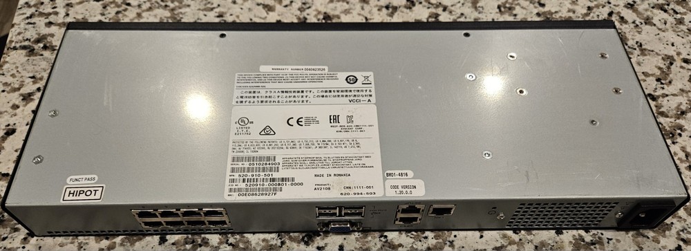 EMERSON NETWORK POWER AVOCENT AV AV2108 SWITCH