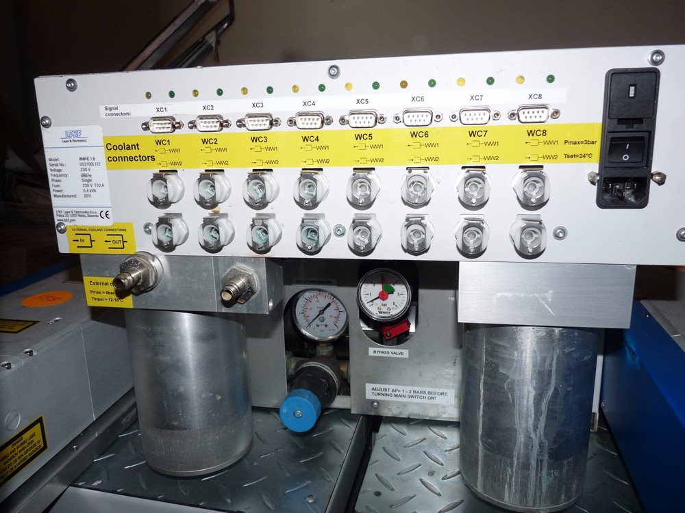 LPKF SLDP10/2F Laser Processing Unit OKDP102F_1B Laser & WWHE1-8 Chiller Unit